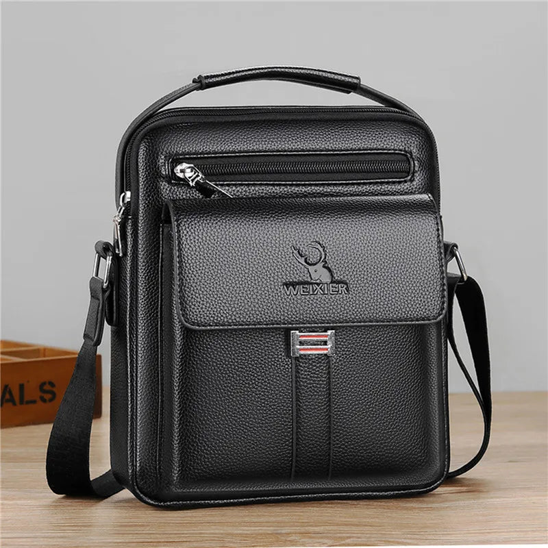 Bolsa Transversal Masculina Couro Bull