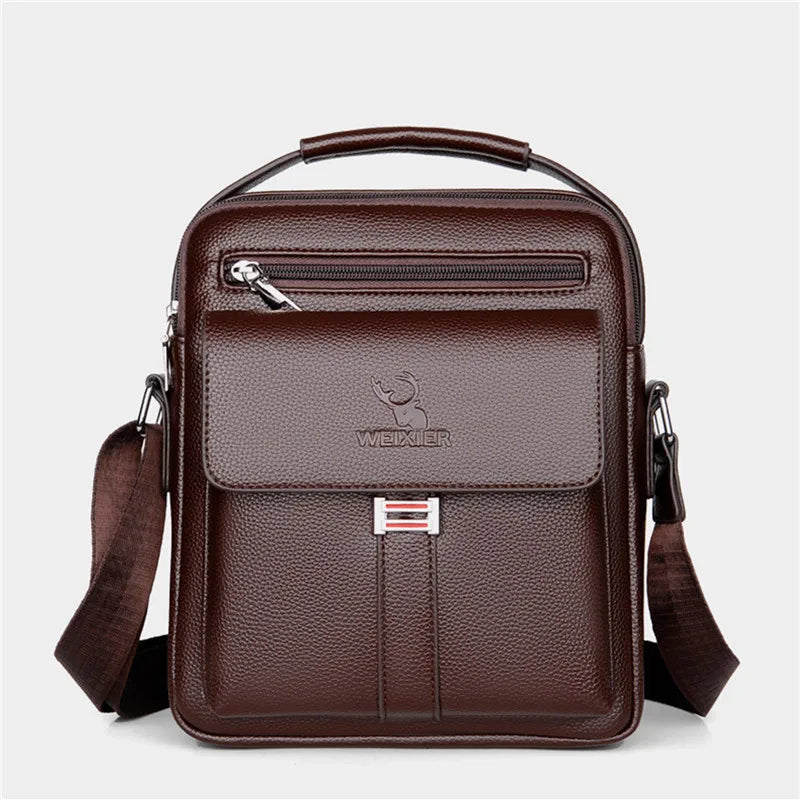 Bolsa Transversal Masculina Couro Bull